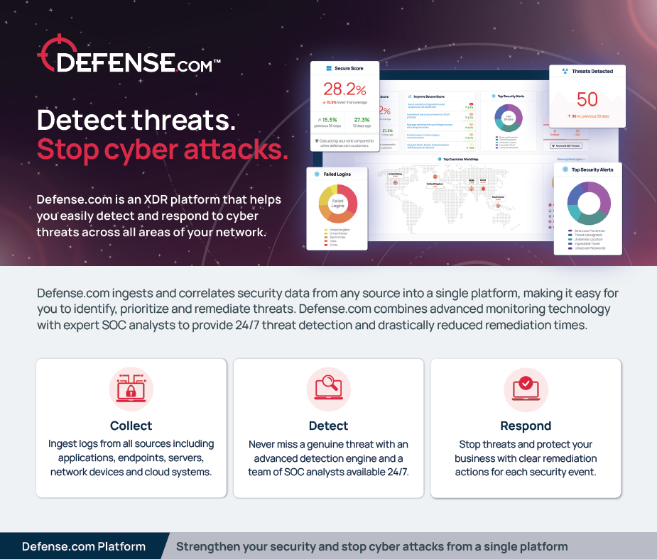 >Detect threats.Stop cyber attacks.